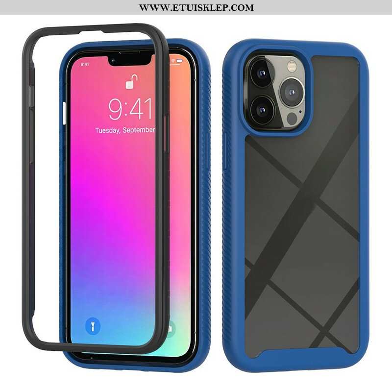 Etui do iPhone 13 Pro Max Hybrydowe Silikonowe Krawędzie